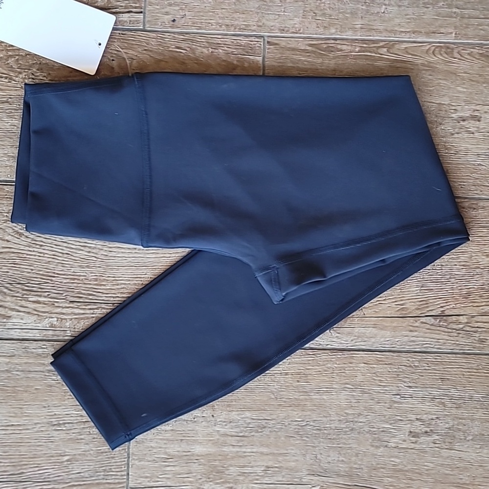 Lululemon Wunder Train High Rise Tight 25in True Navy LW5CQDS Size 6 NWT